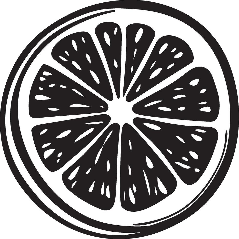 Lime icon black illustration vector