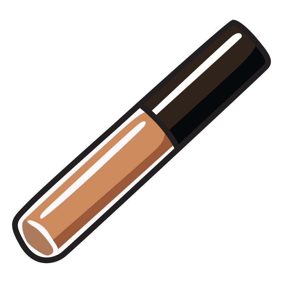 A detailed illustration of a make-up corrector, designed for beauty and cosmetics-related projects. vector