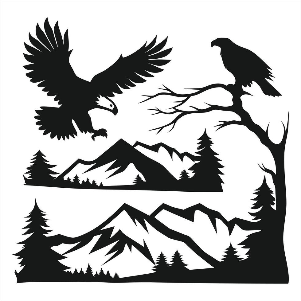 Eagle Conservation Protecting the World Most Iconic Bird vector