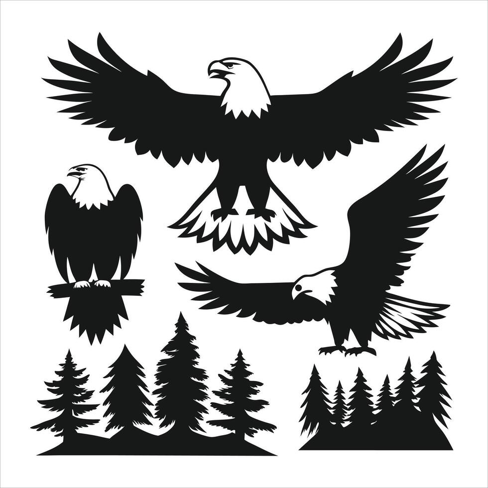 Wings of Freedom Exploring the Symbolism of Eagles vector
