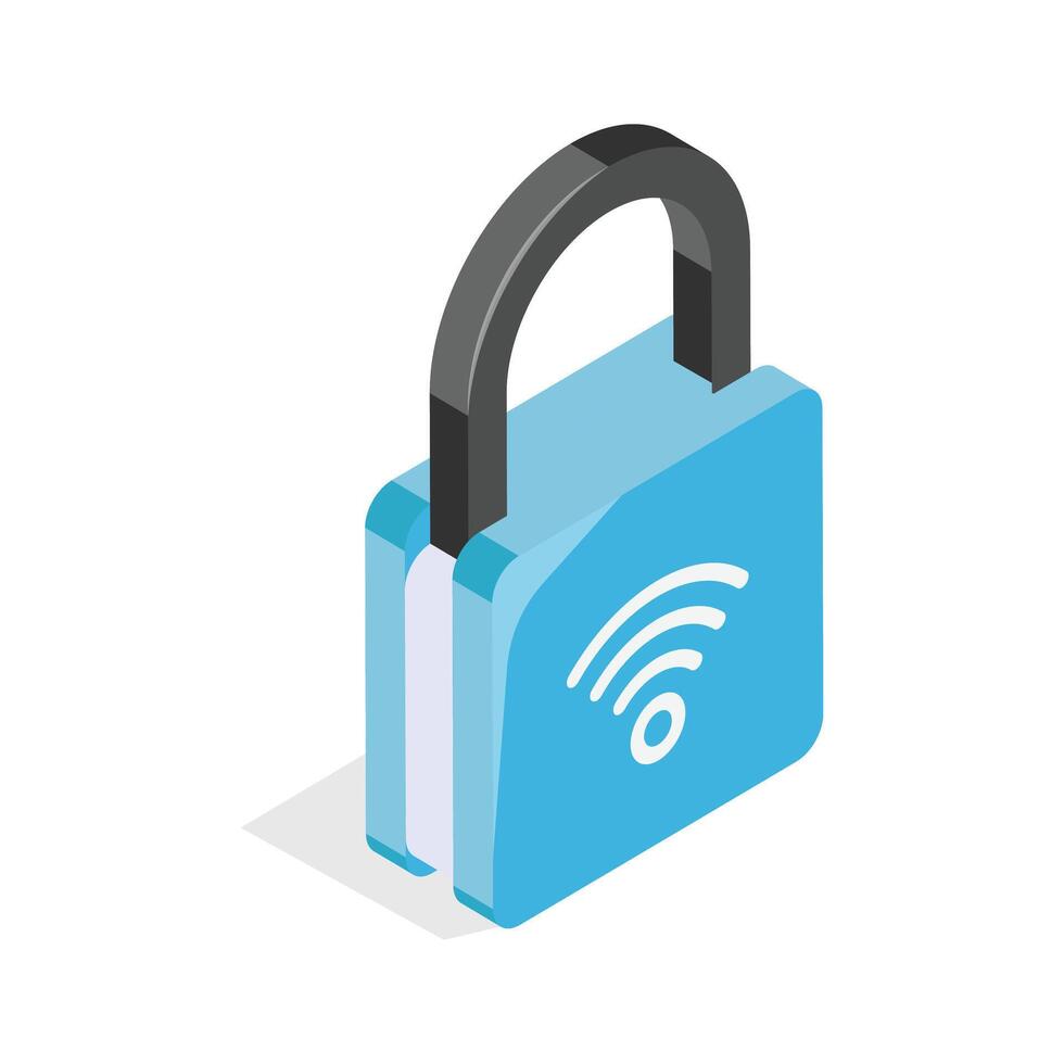 Take your hands on this amazing icon of smart lock vector