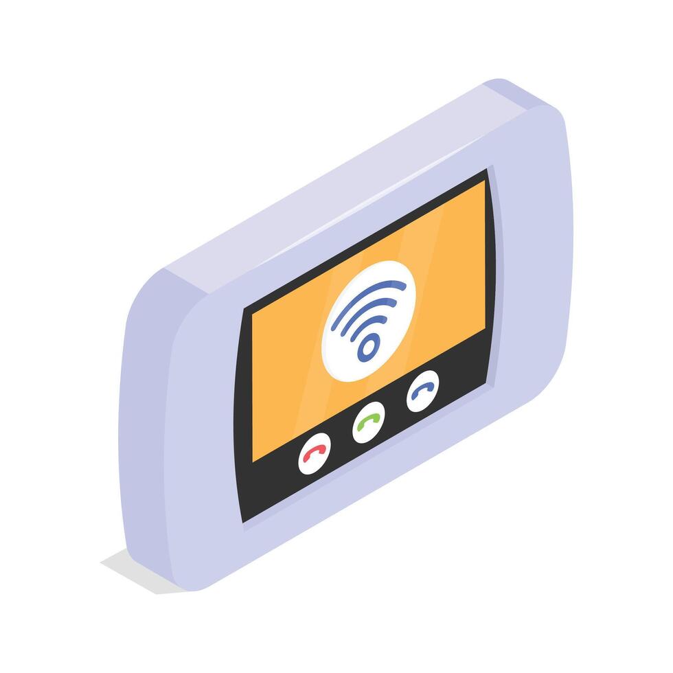 Take a look at this amazing icon of telecom in modern style. vector