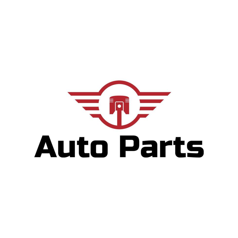 Auto parts logo design vector