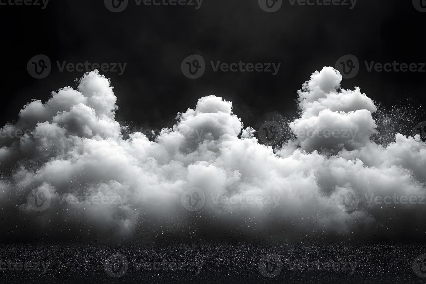 Dramatic Cloudscape with Mist and Shadows for Atmospheric Design photo