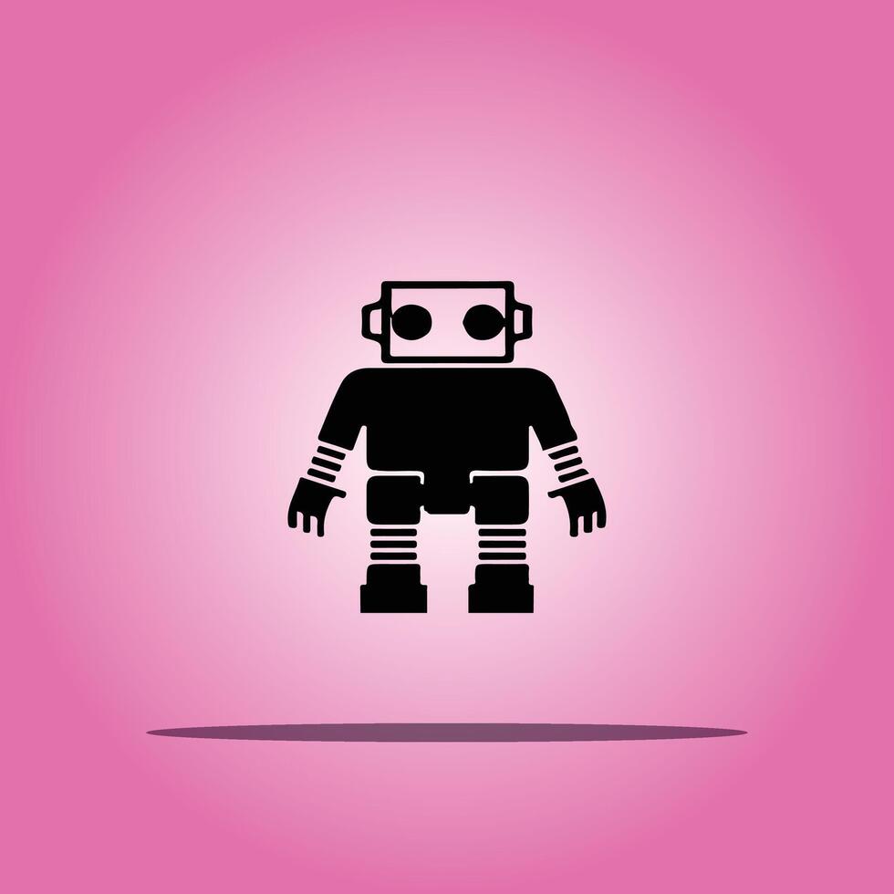 Robot illustration art vector