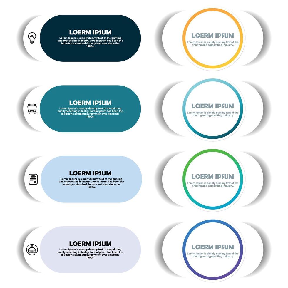 Modern Infographic Elements vector