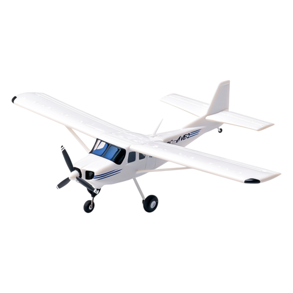 Small Airplane Model with Detailed Features png