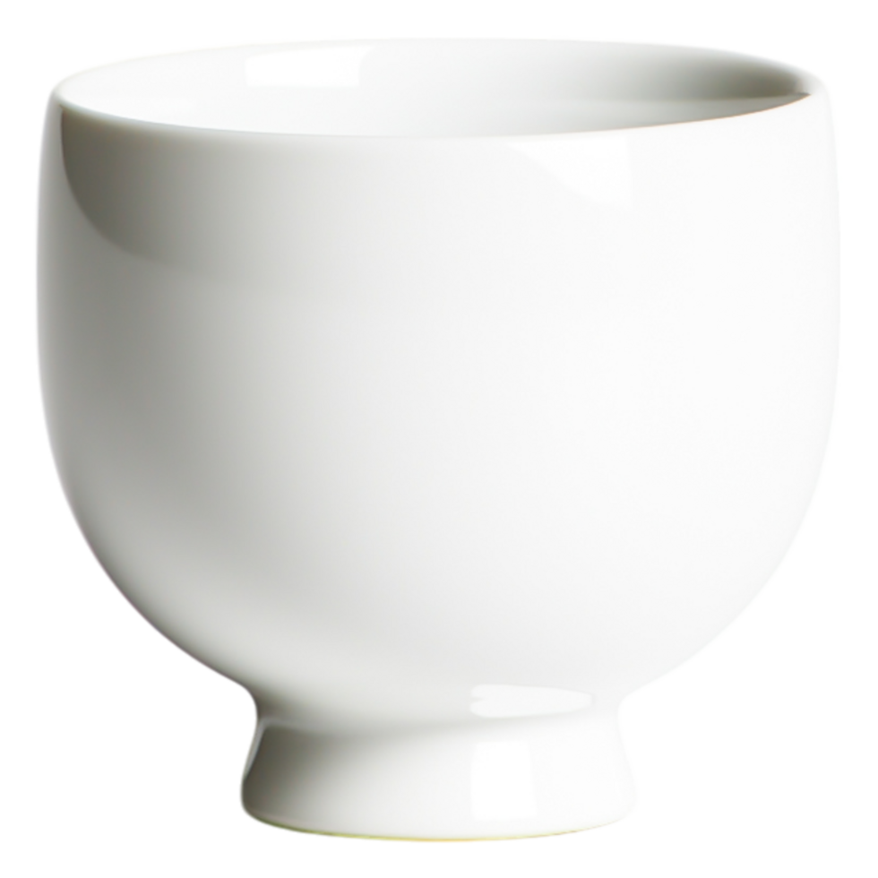 Elegant White Bowl on Simple Background for Modern Kitchen Decor png