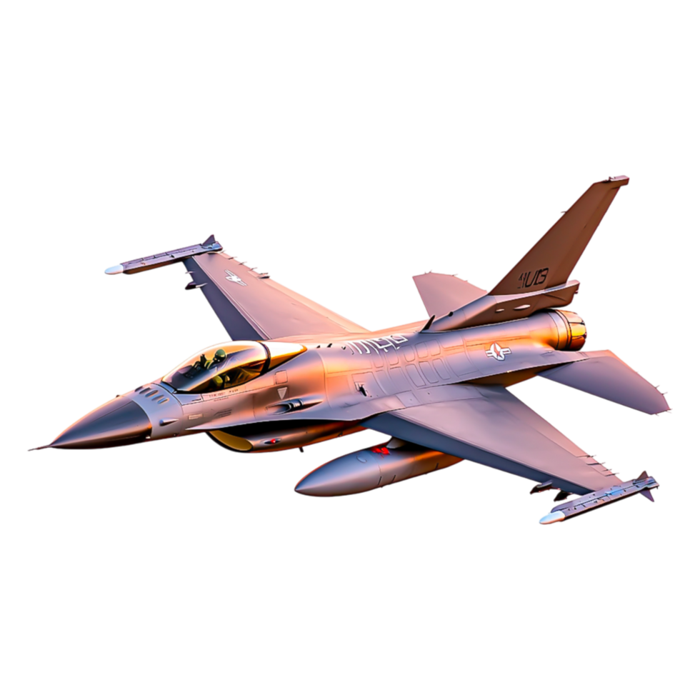 Fighter Jet in Mid-Flight with Dynamic Background Details png