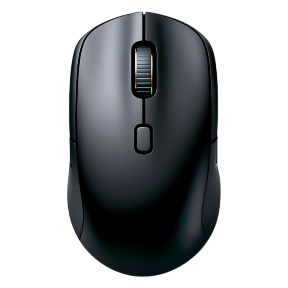 Modern Wireless Computer Mouse with Smooth Ergonomic Design png