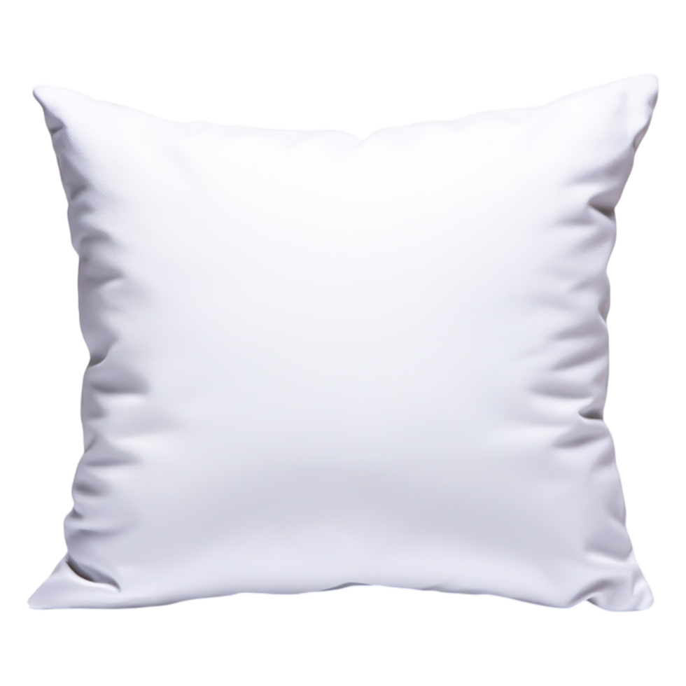 Soft White Pillow Clean Background for Cozy Home Decor png