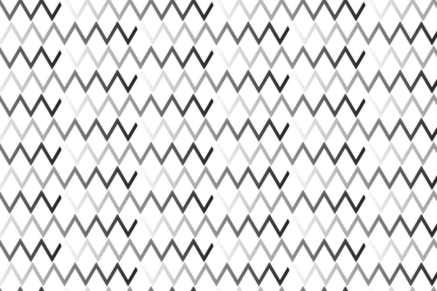 simple abstract black gradient color creative small short zig zag geometric line pattern vector