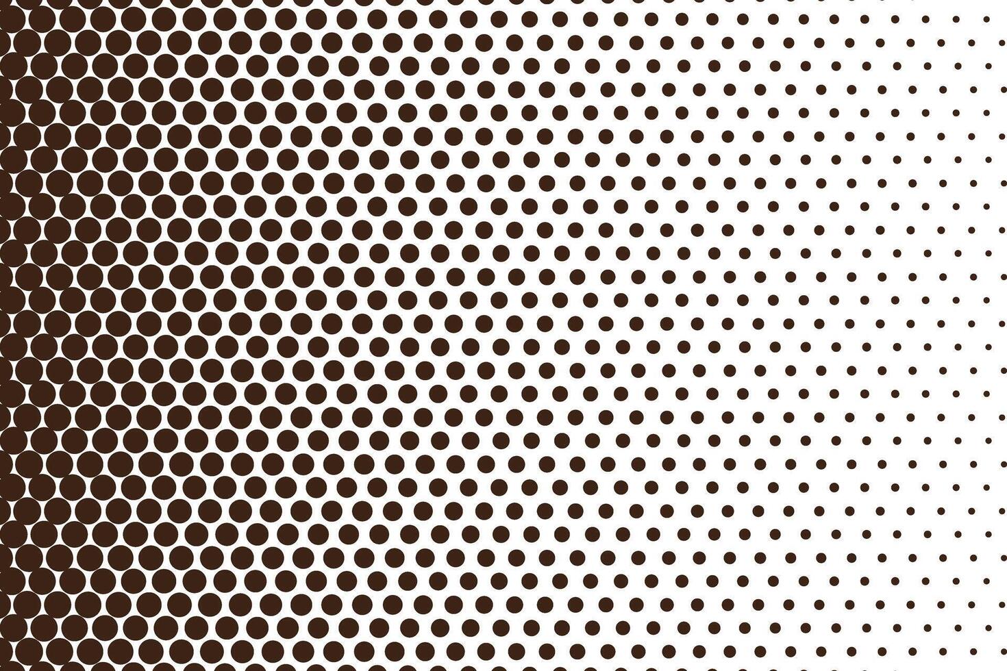 simple abstract dark color small polka dot halftone blend wavy distort pattern vector