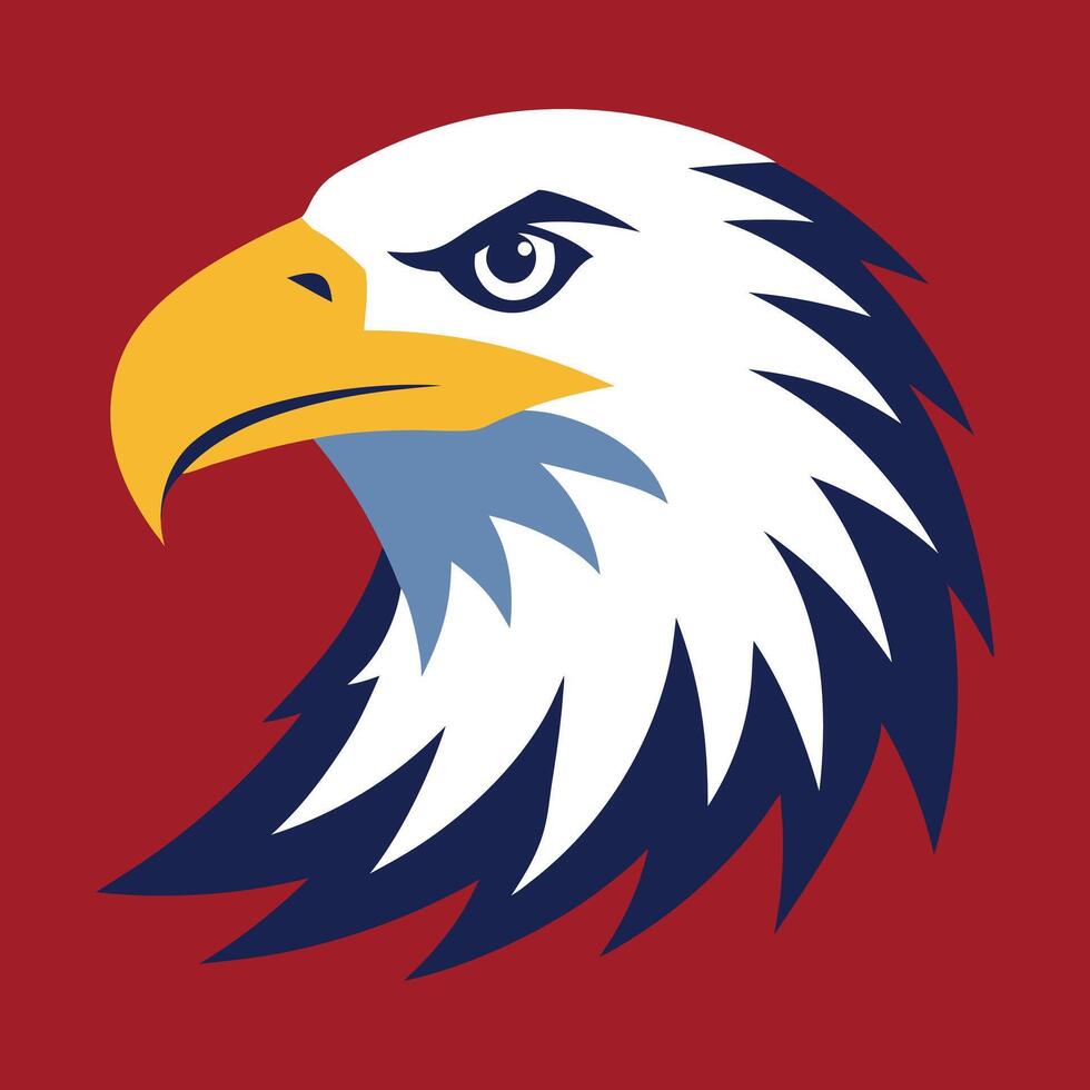USA Symbolic Eagle Logo Design vector