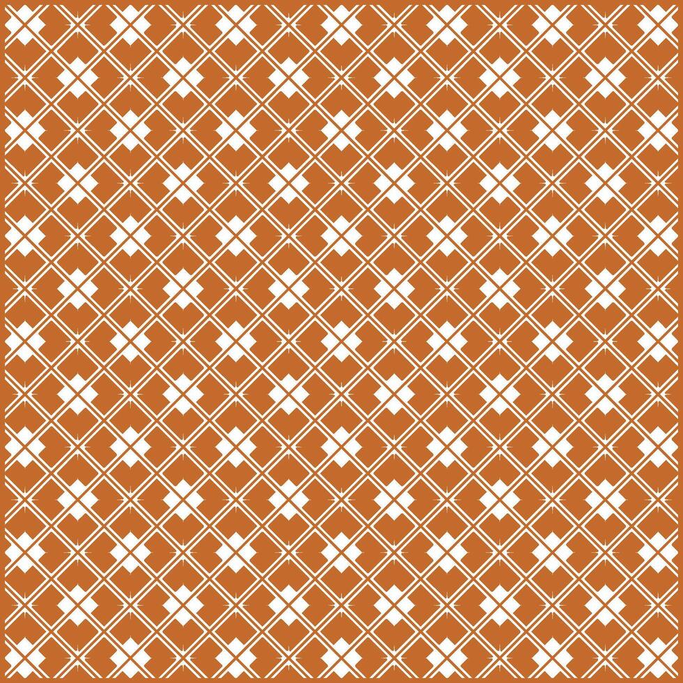 simple rhombus pattern with unsignificant ornament with dominant orange color vector