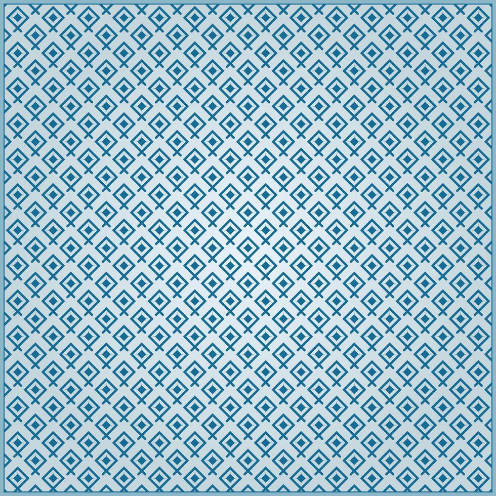 creative blue pattern of abstract shape of rhombus vector