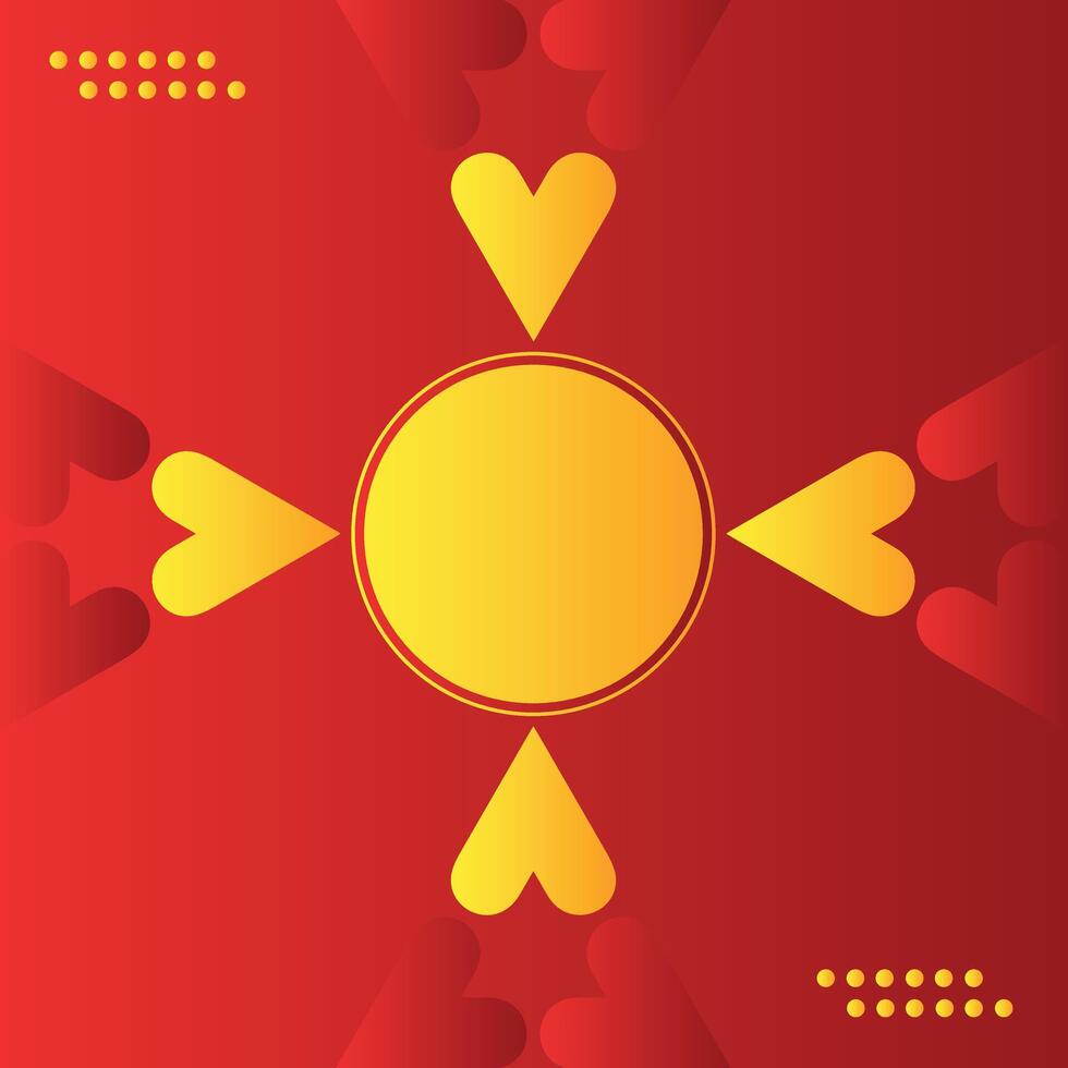 Abstract red and yellow background. Design for poster, template on web, backdrop, banner, brochure, landing page, presentation, certificate, and webinar vector