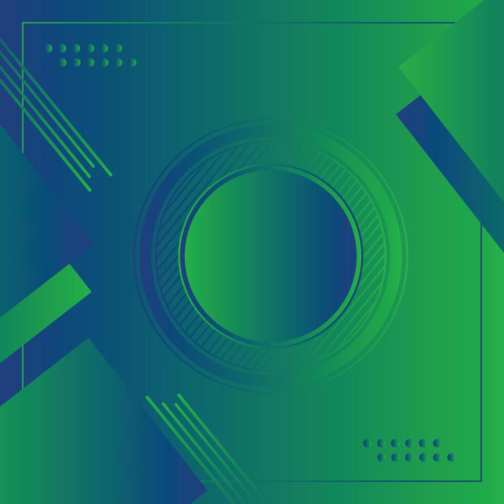 Abstract blue green pattern point background poster with dynamic triangle. technology Particle Mist network vector