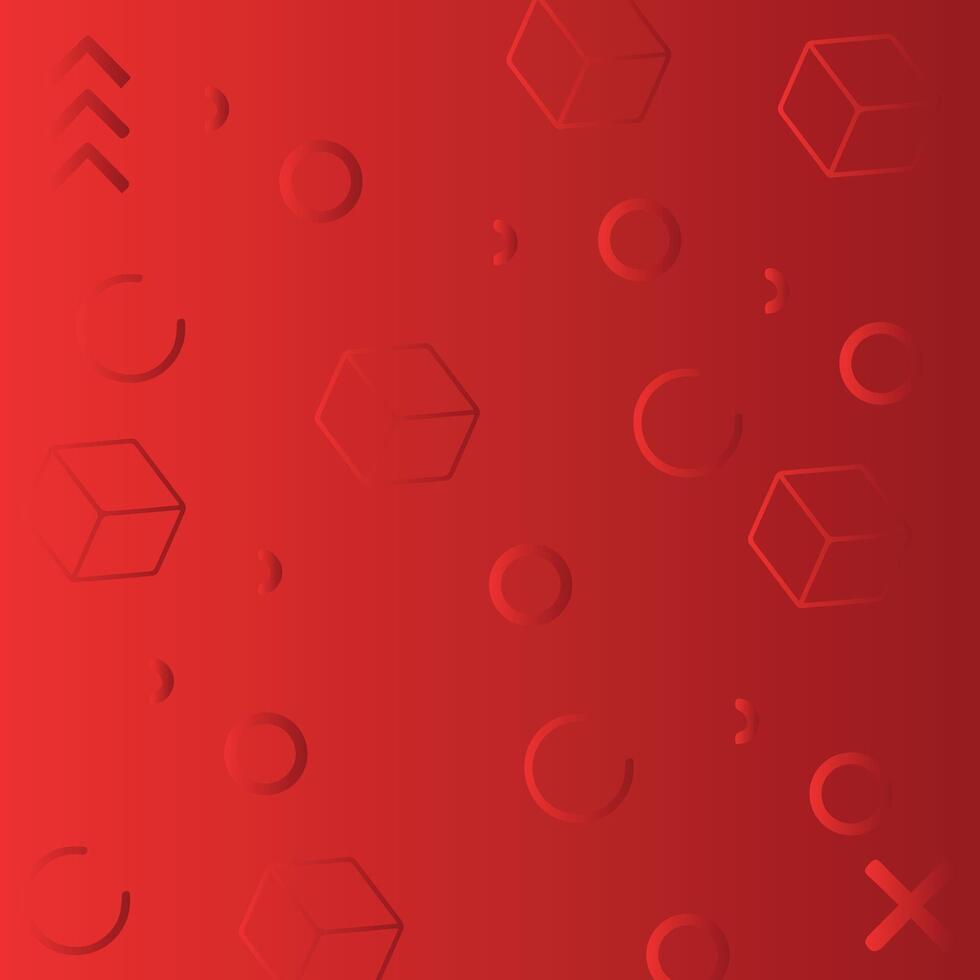 Luxury red background. Modern liquid red gradient circle layered papercut background vector