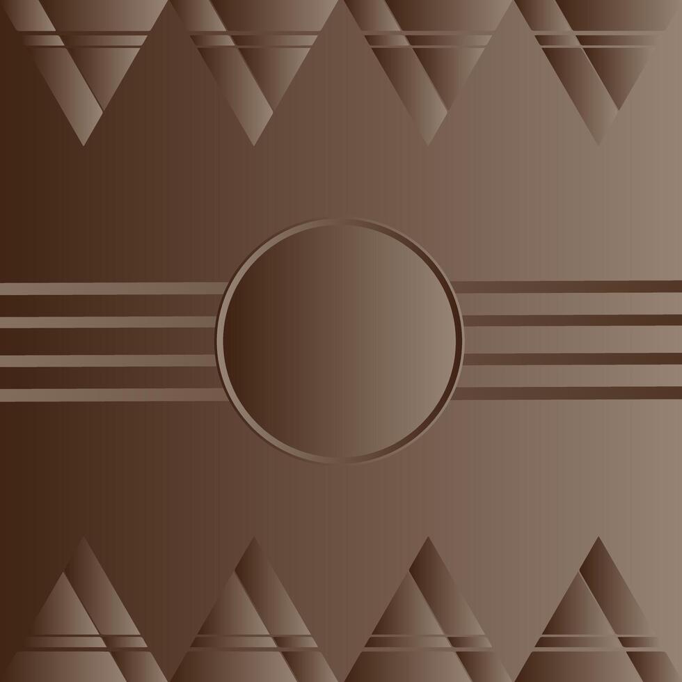 Abstract brown chocolate background Geometric texture vector