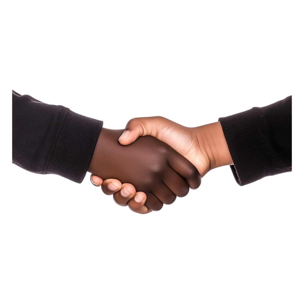 Diversity and Unity in Business Partnership with Handshake Gesture png