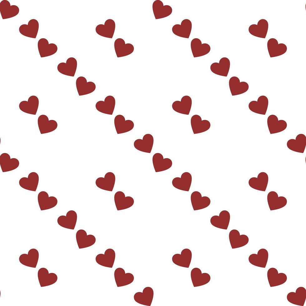 Romantic Hearts seamless pattern design for love vector