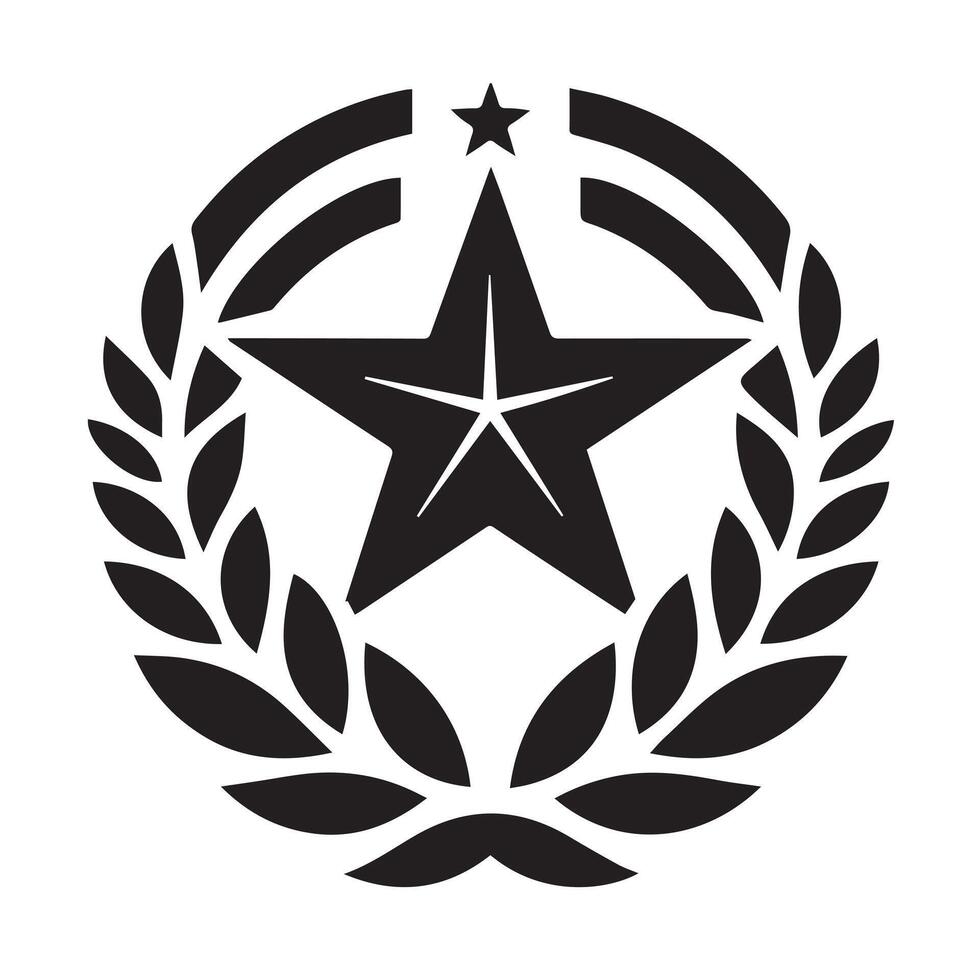 Stylish Trophy Award Icon with Starburst Design vector