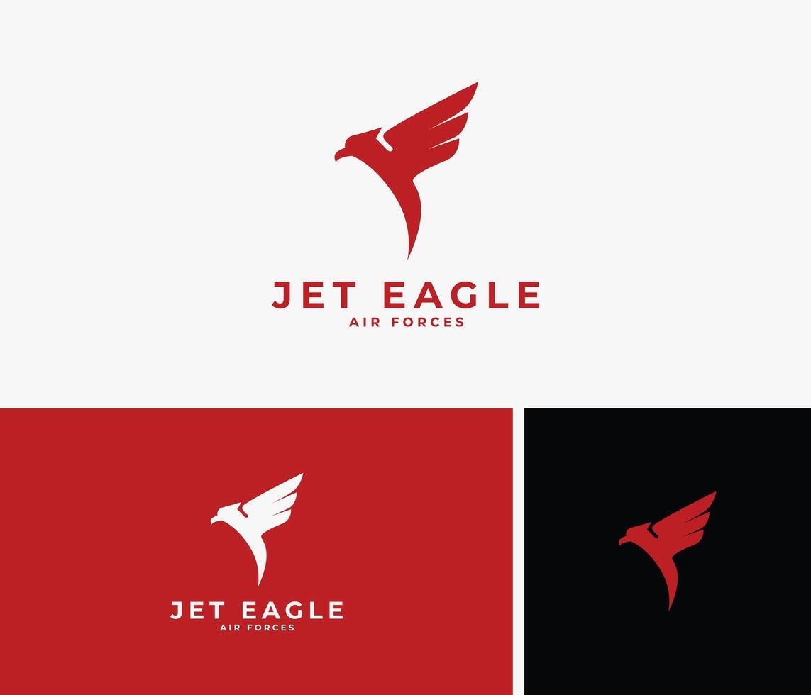 eagle symbol inspiration logo design vector