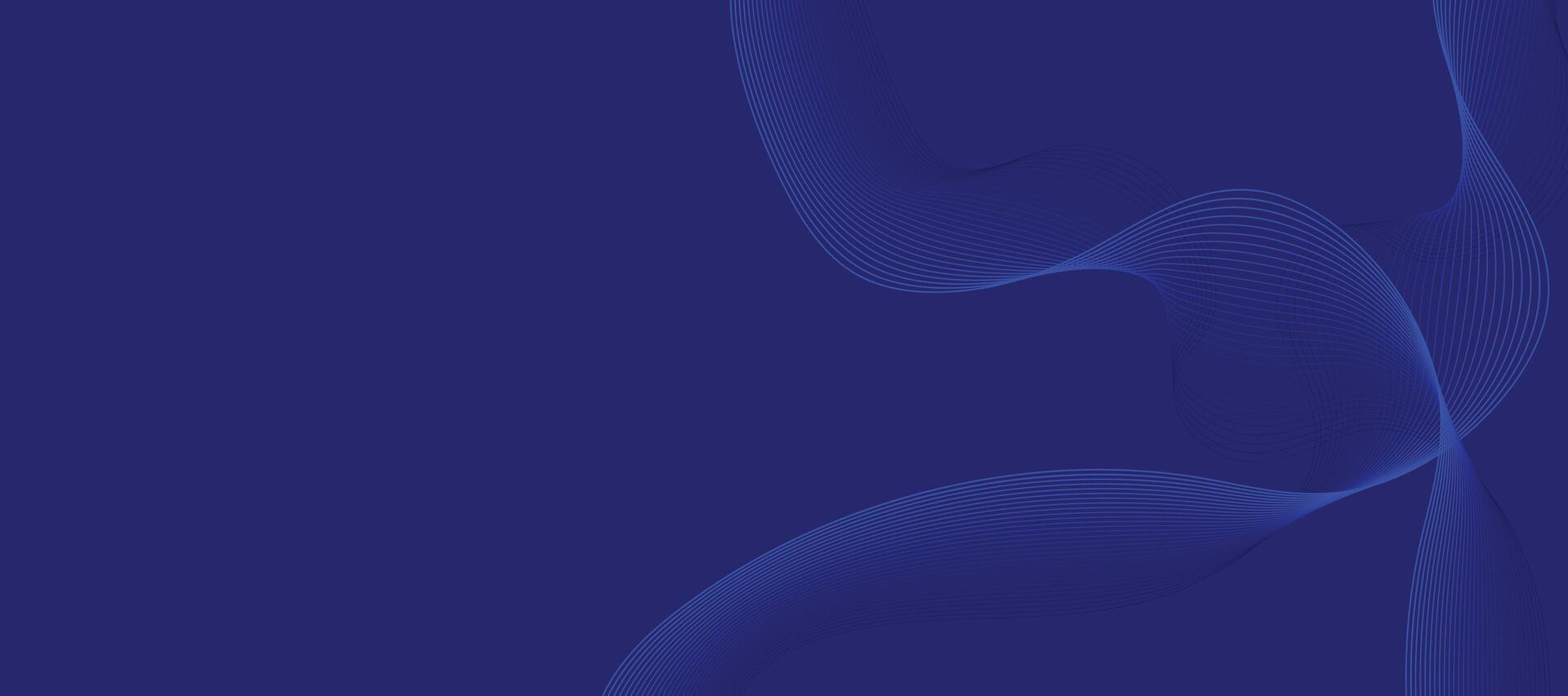 Deep blue abstract digital design with flowing waves and smooth textures for modern backgrounds and graphic projects vector