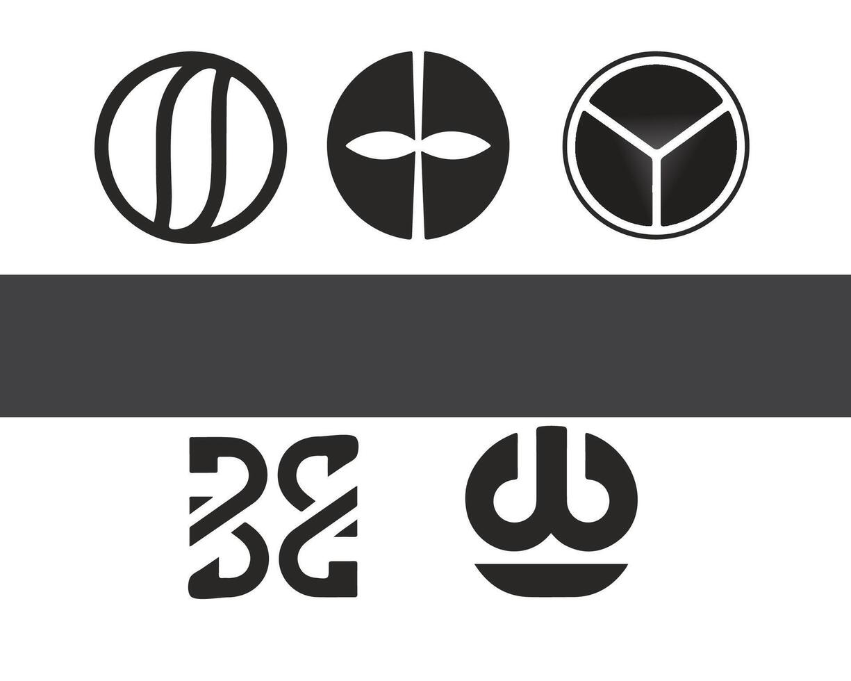Different design emblem logo vector
