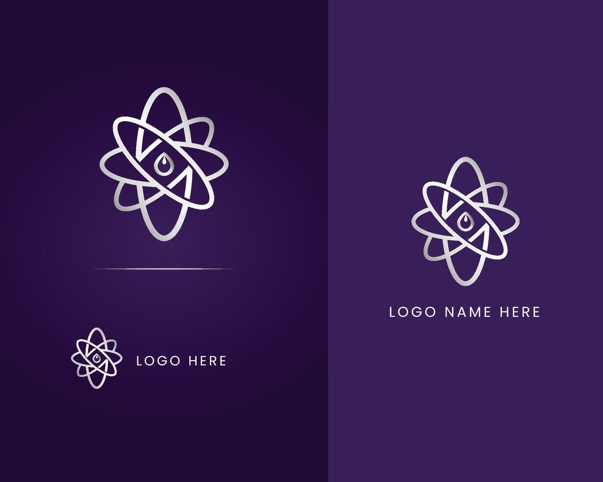 Logo design for perfume vector