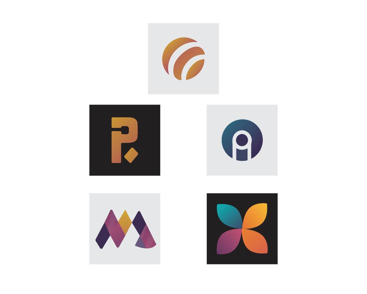 Logo and icon design vector