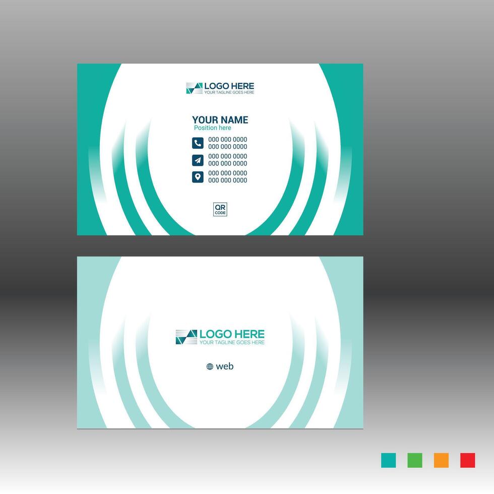 business card for corporate need vector