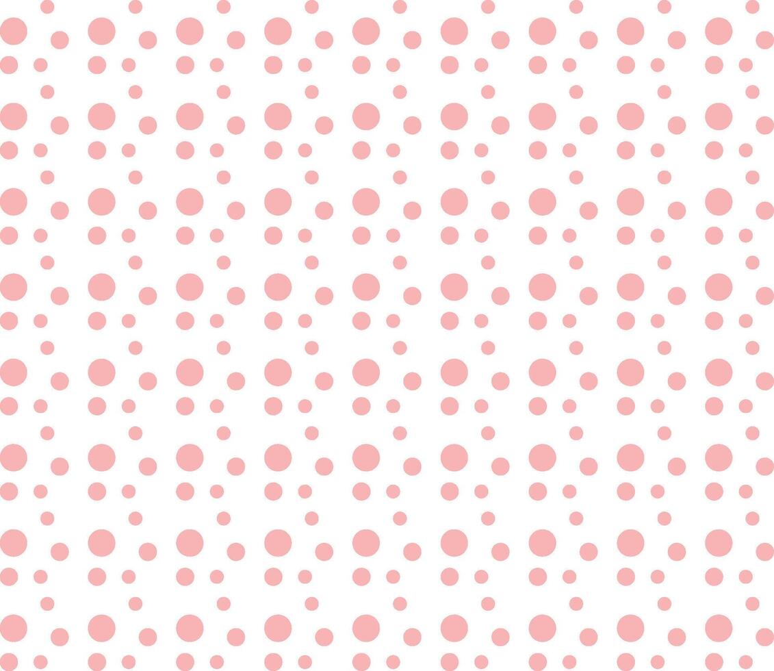 Abstract modern pattern with pink circles geometric shapes on white background, simple banner, design for decoration, wrapping paper, print, fabric or textile, lovely card vector