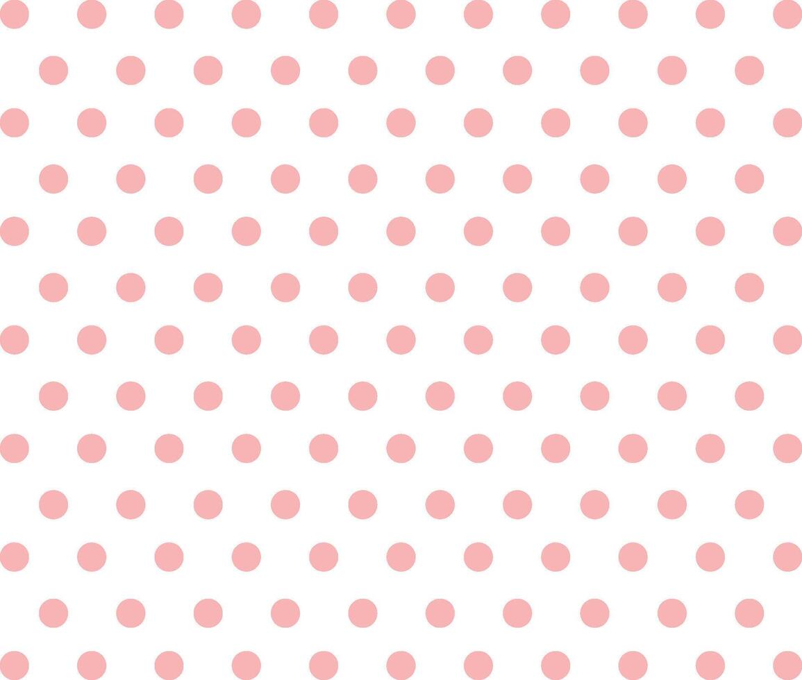 Seamless pink circles pattern on white background, simple banner, pink geometric shapes, design for decoration, wrapping paper, print, fabric or textile vector