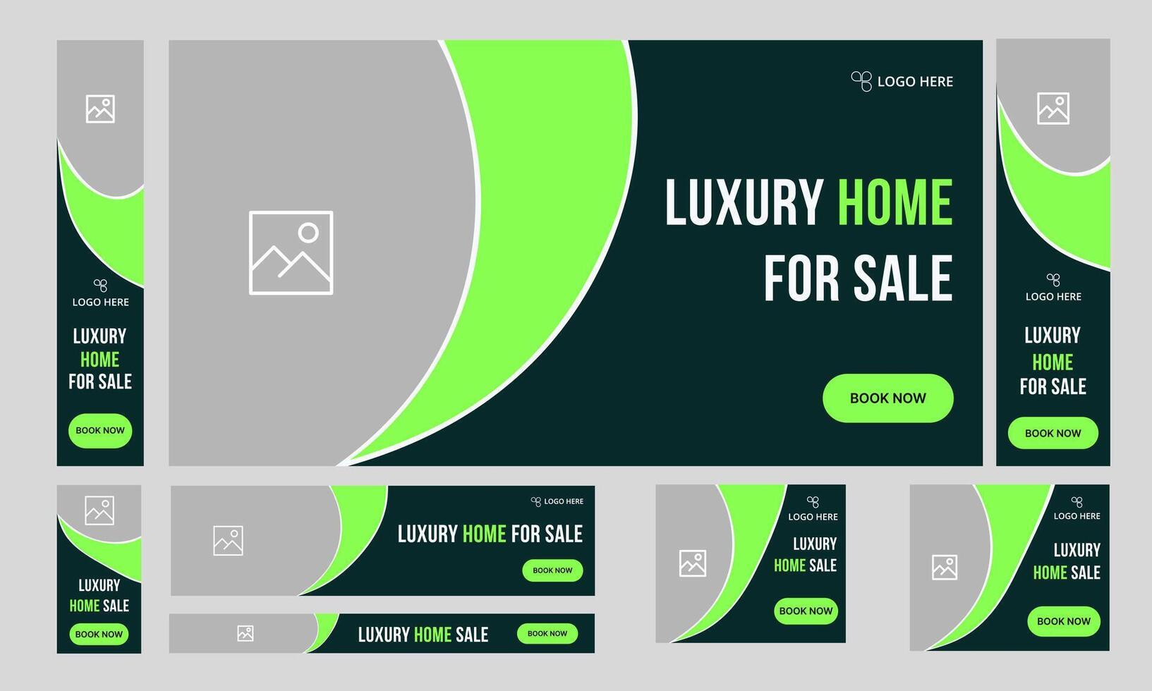 Best real estate home web set banner design for social media post, daily home sale offer banner design, fully editable eps 10 file format vector