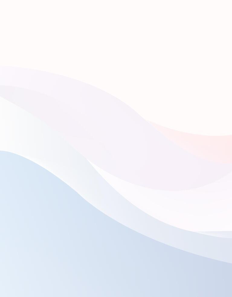 White blue gradient color curve line abstract background. Wallpaper design vector