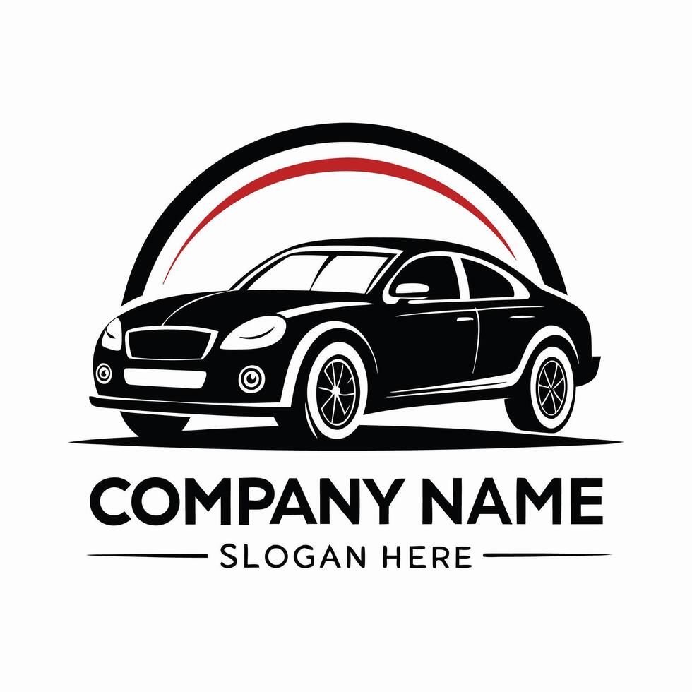 car logo design template, illustration,on a white background vector