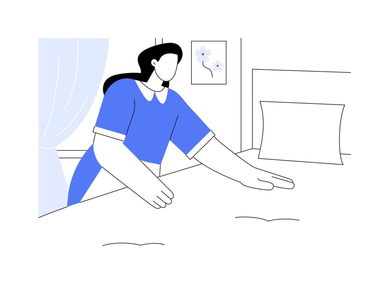 Housekeeping isolated cartoon illustrations. vector