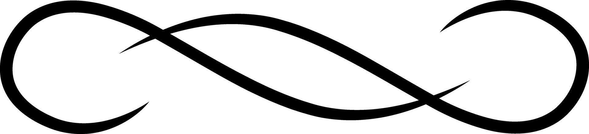 Infinity symbol is depicted as a continuous loop, representing eternity, endless possibilities, and the cyclical nature of time and existence, creating a visually striking and symbolic design vector