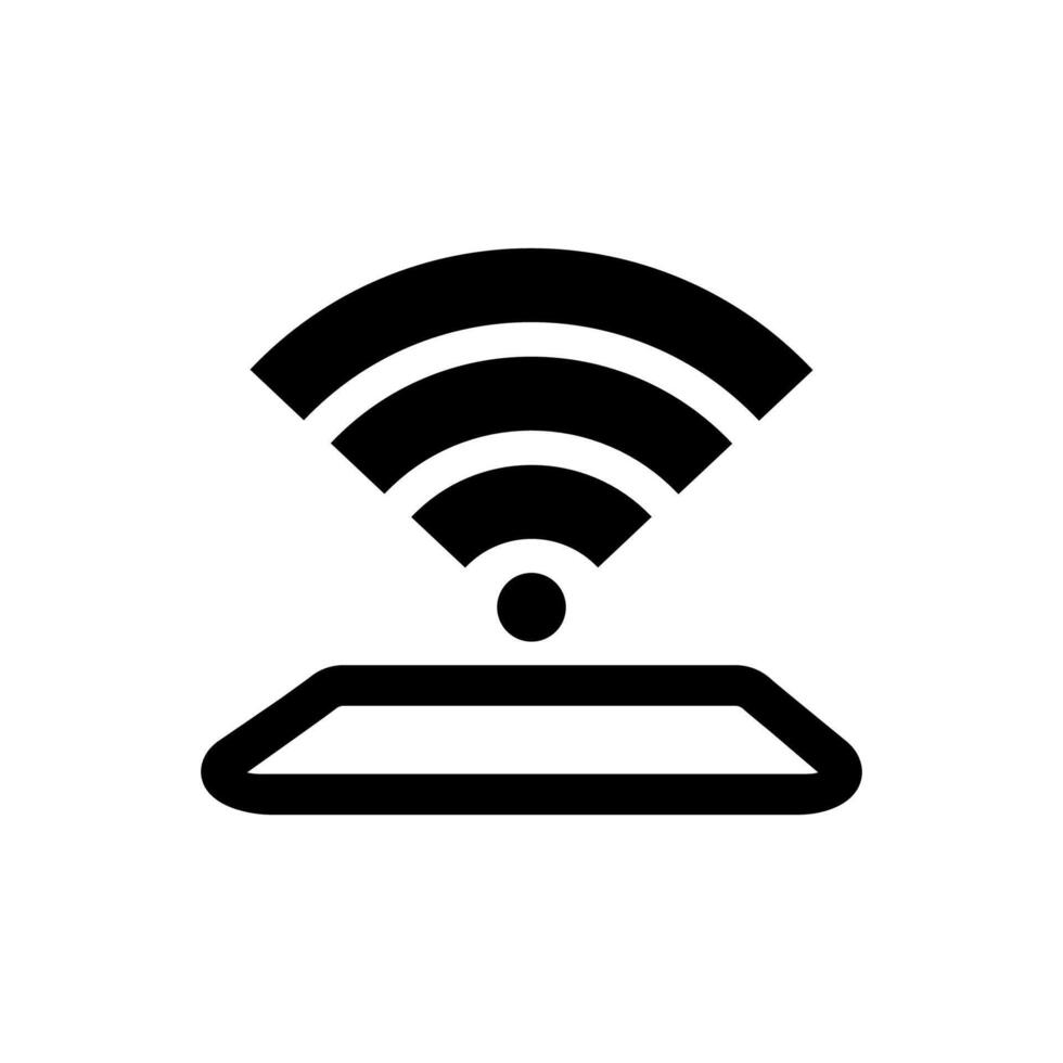 Mobile Hotspot Icon Design vector