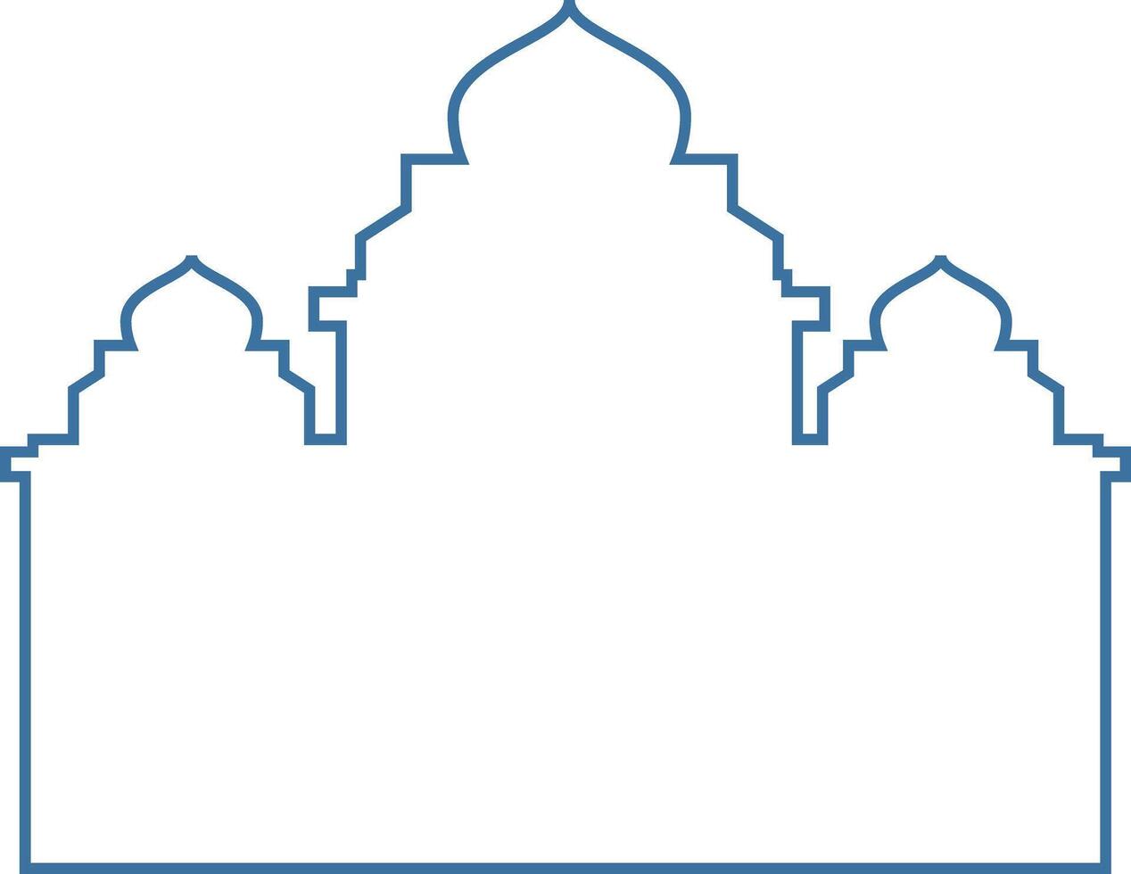 Detailed Mosque Illustrations vector