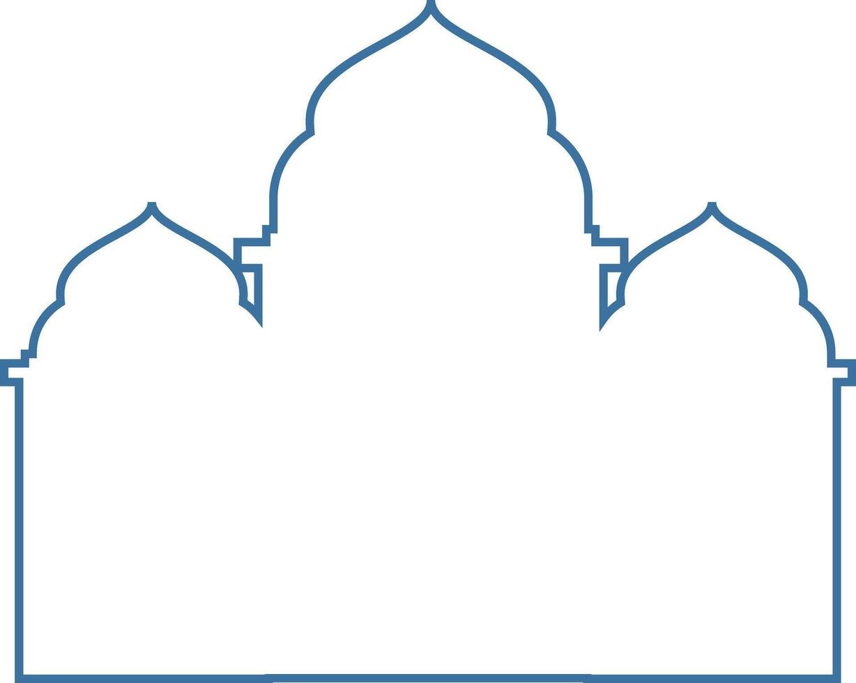 Mosque Silhouette Collection vector