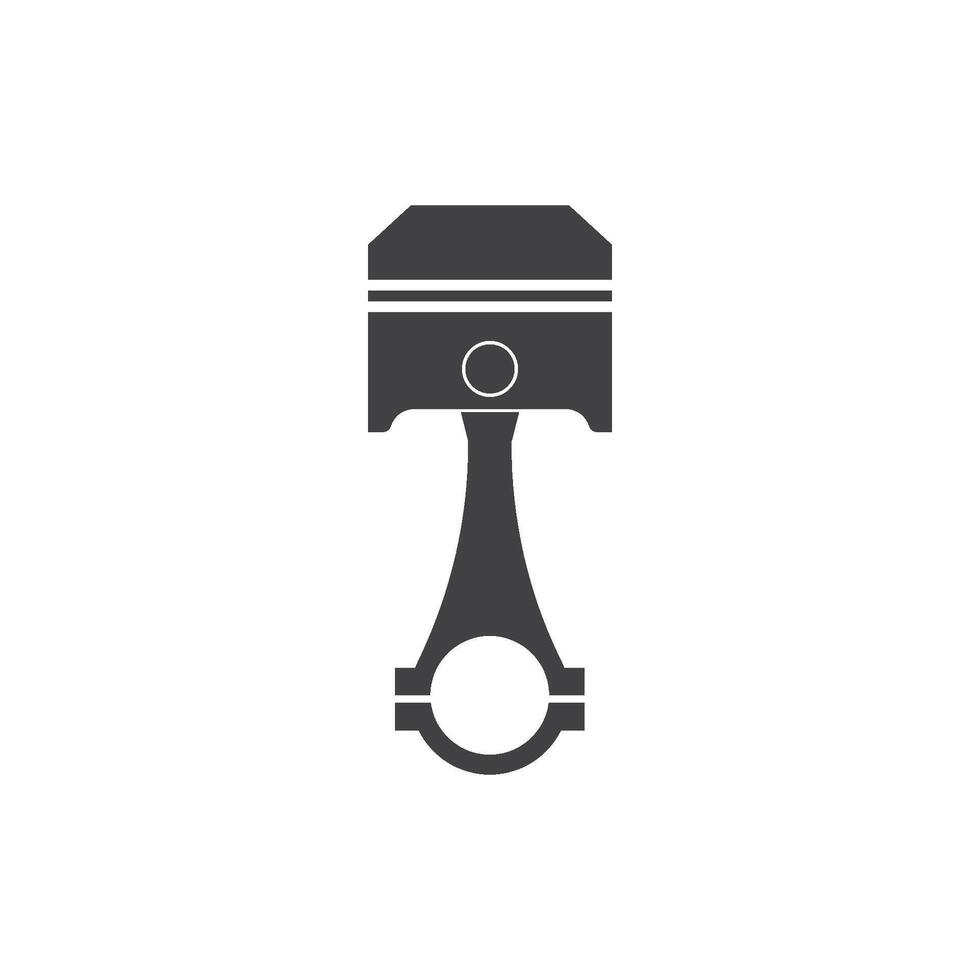 Piston icon flat design vector