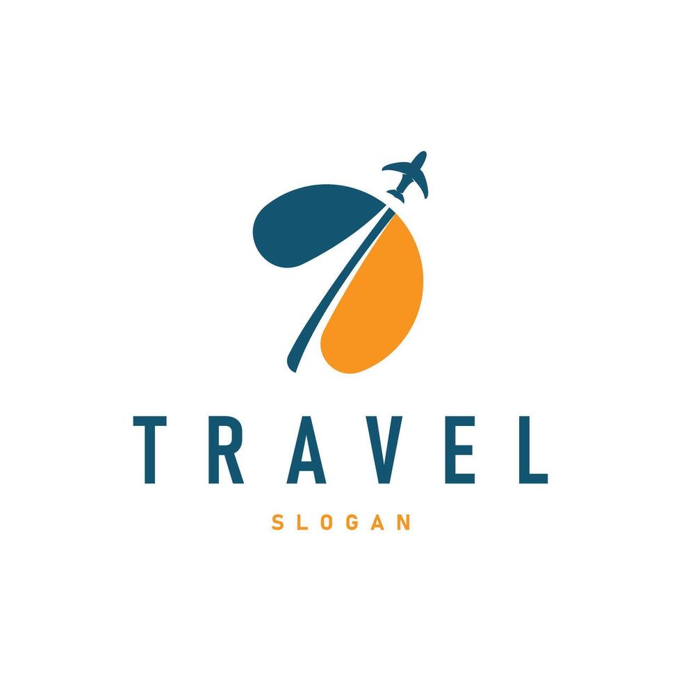 travel logo travel template design airplane illustration symbol vector