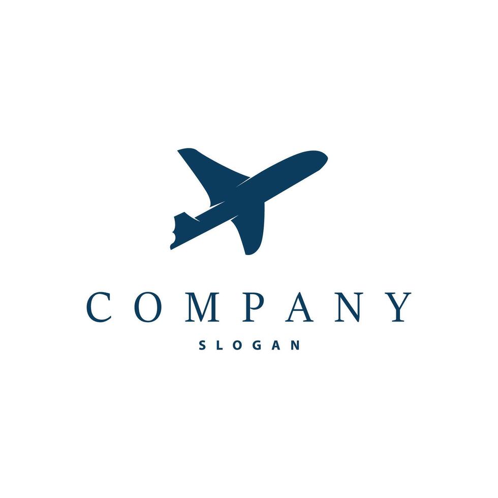 travel holiday logo entertainment travel design with airplane concept illustration symbol vector