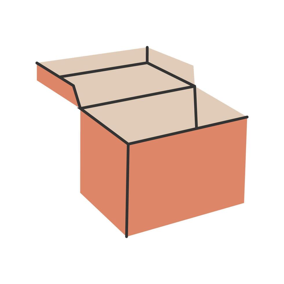 Tear-Top Container, eco-friendly packaging solutions, perfect for branding and restaurant use. vector