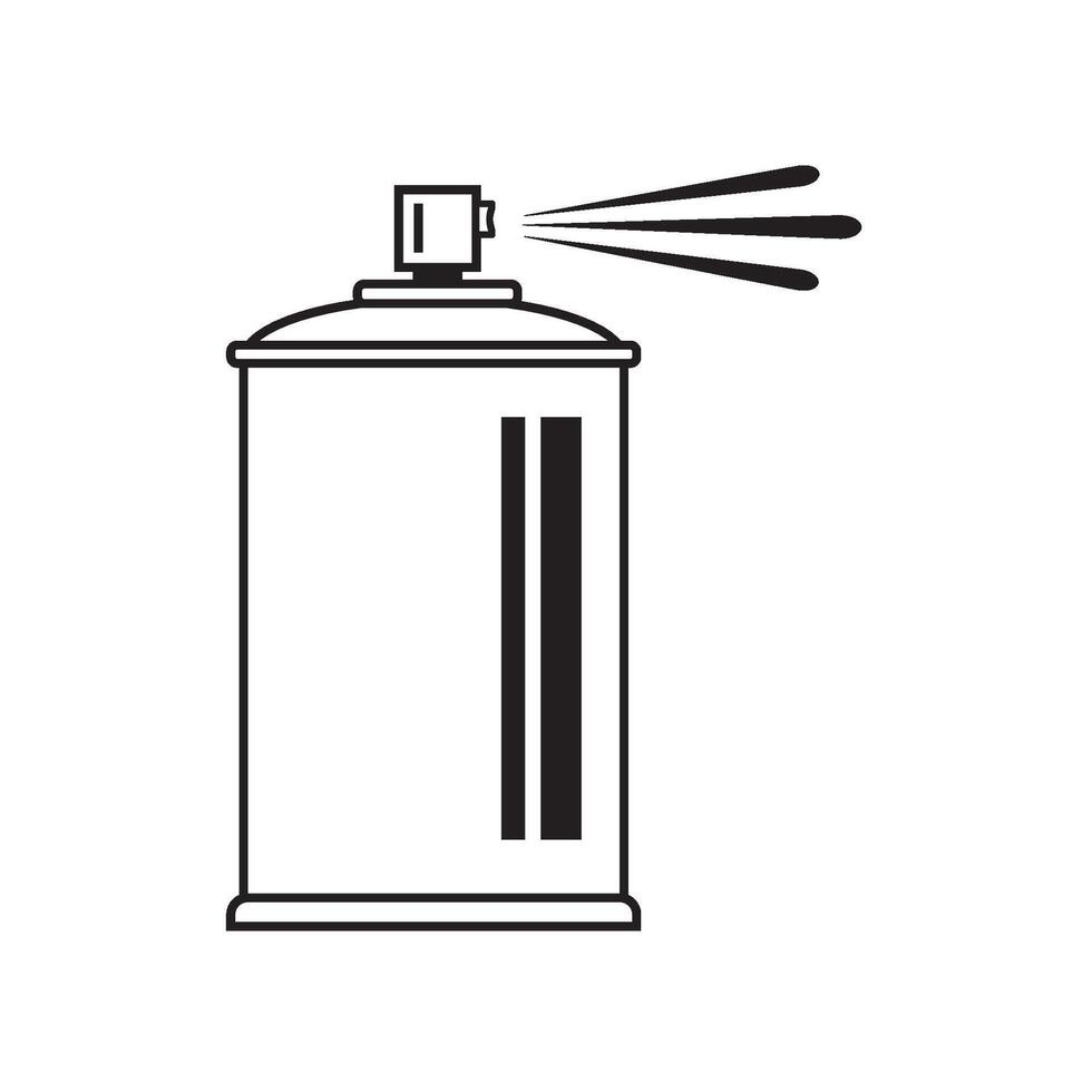 paint can icon illustration design template vector
