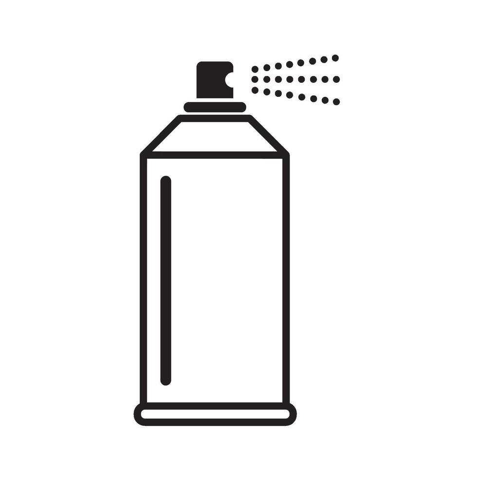 spray paint can icon illustration design template vector