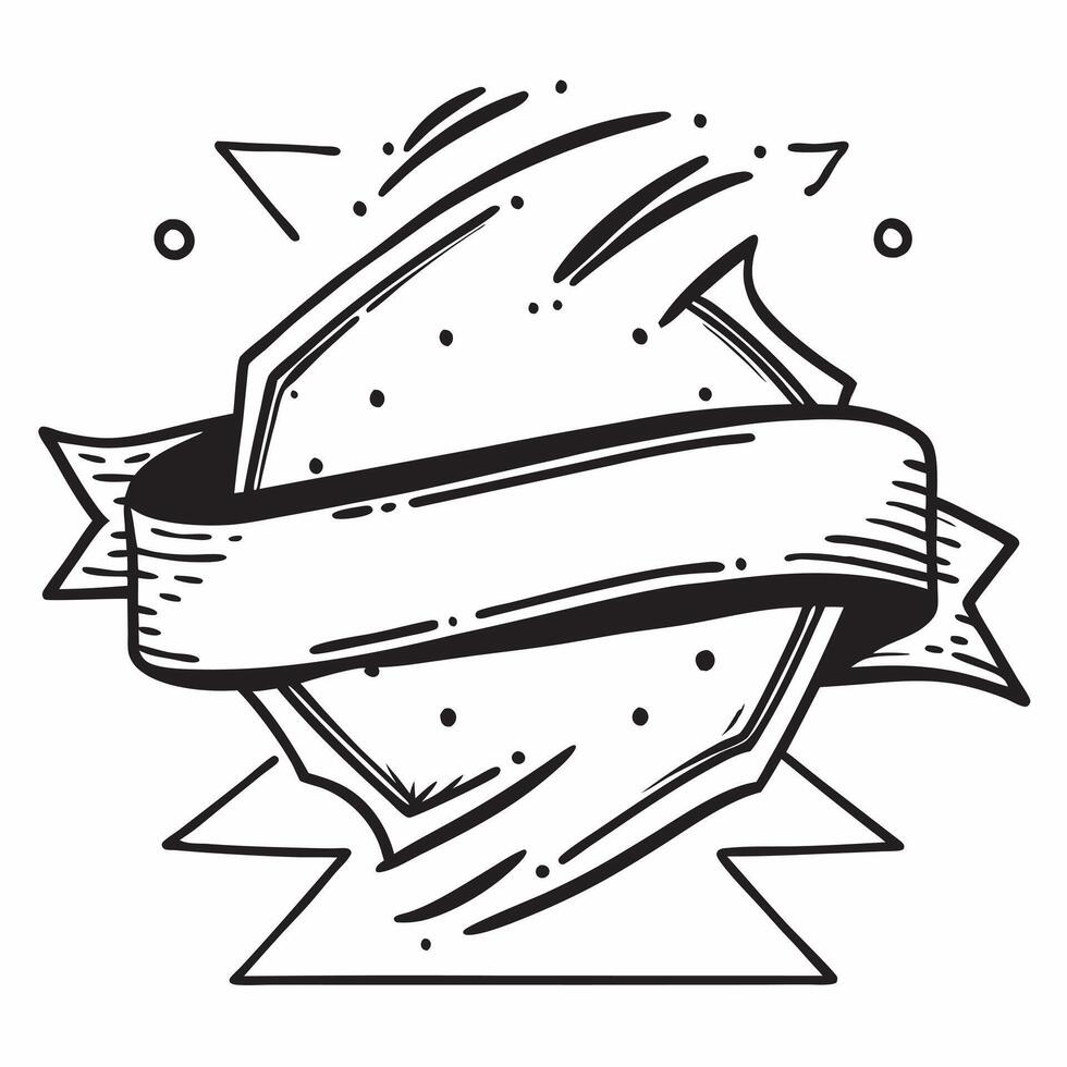 Clean Warranty seal and a ribbon symbolizing recognition and warranty with ample space for text concept as A warranty seal and a ribbon representing recognition and warranty with blank vector